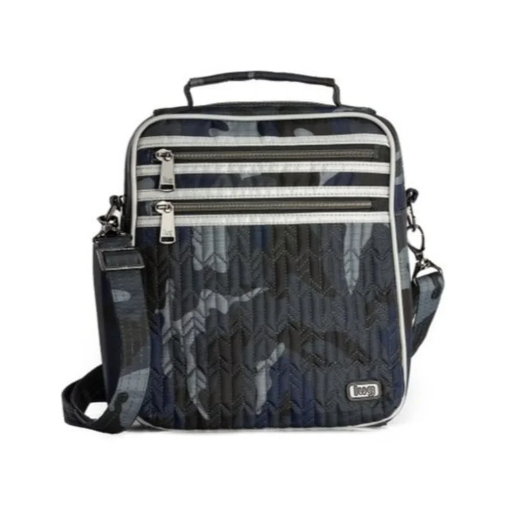 lug Navy and Black Quilted Crossbody Bag